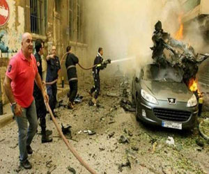 مصر اليوم - انفجار سيارة مفخخة في ضاحية بيروت الجنوبية وأنباء عن سقوط ضحايا