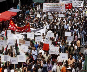   مصر اليوم - مسيرات في الأردن احتجاجًا على أحداث مصر