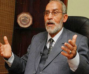   مصر اليوم - مرشد الإخوان: ماضون في المظاهرات حتى يزول الإنقلاب