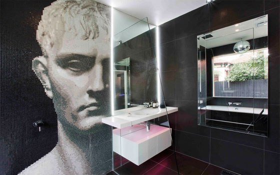 مصر اليوم - تصميم حمام مناسب وحديث على طراز الخمسينات لمنزل في أستراليا