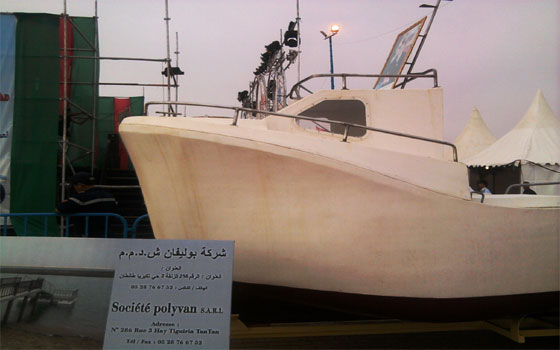   مصر اليوم - مغربي يخترع مركب للصيد التقليدي في مهرجان الوطية التاسع