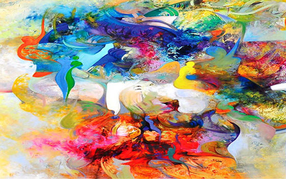 مصر اليوم - معرض للفنان محمد الإدريسي بعنوان ملكوت اللون بين الحلول والتعالي