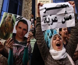   مصر اليوم - تظاهرة لـ 6 إبريل الإسكندرية لرفض الإفراج عن مبارك