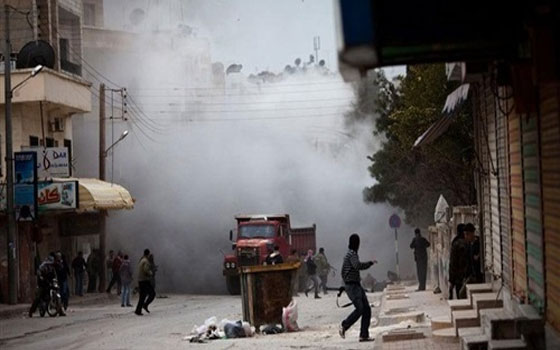   مصر اليوم - قصف عنيف على حي برزة في دمشق وسقوط صاروخ قرب اليرموك