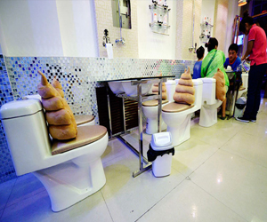 مصر اليوم - مطعم تحت موضوع ثقافة المراحيض يظهر في تايوان الصينية