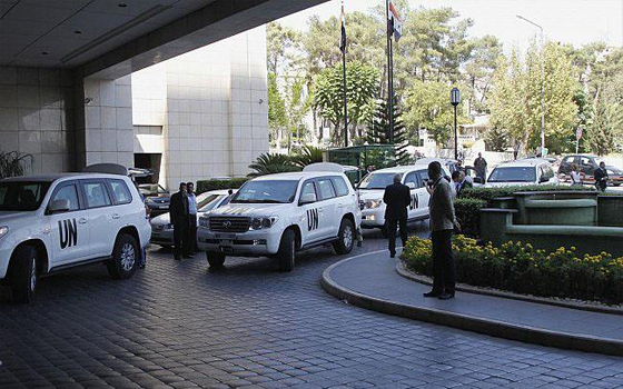   مصر اليوم - المفتشون الدوليون غادروا دمشق على وقع تصعيد امني واسع وانشقاق ضابط برتبة لواء