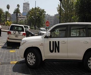   مصر اليوم - مفتشو الأمم المتحدة حول الكيميائي دخلوا لبنان قادمين من سورية