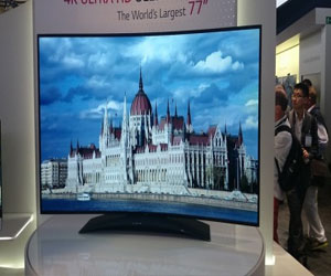   مصر اليوم - إل جي تكشف عن أكبر تلفزيون مقوس في العالم