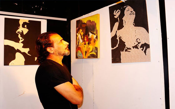 مصر اليوم - معرض مشترك للفنانين وسام الفراتي وحسن الصباخ في المركز الثقافي البغدادي