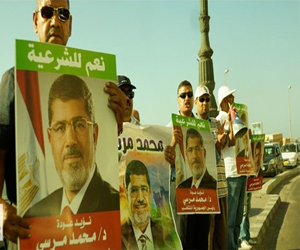   مصر اليوم - سلسلة بشرية لأنصار الإخوان في سوهاج