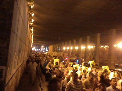   مصر اليوم - مسيرات ليلية لأنصار مرسي في الإسكندرية