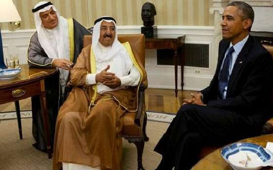   مصر اليوم - الرئيس الأميركي وأمير الكويت يَعتبران استخدام الكيميائي ضد المدنيين جريمة