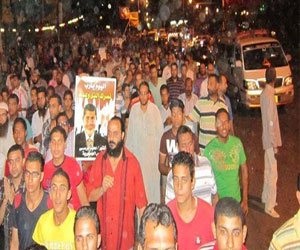   مصر اليوم - مسيرة لأنصار المعزول في سوهاج