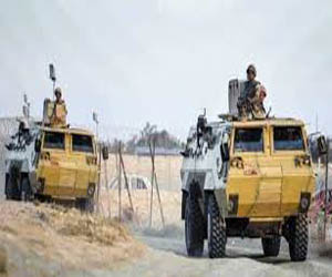 مصر اليوم - إحباط محاولة تفجير مدرعات للجيش في سيناء