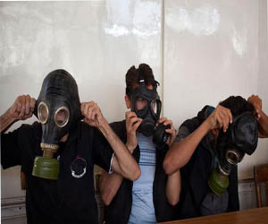   مصر اليوم - الخبراء يقرون باستخدام غاز السارين من دون تحديد الجهة