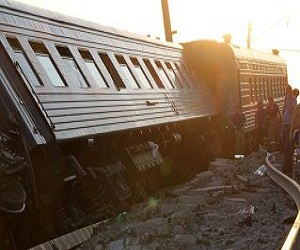   مصر اليوم - إنقلاب عربة قطار في بابل العراقية