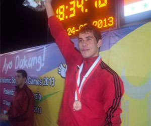 مصر اليوم - كلزية يحرز البرونزية لسورية في سباحة التضامن الإسلامي