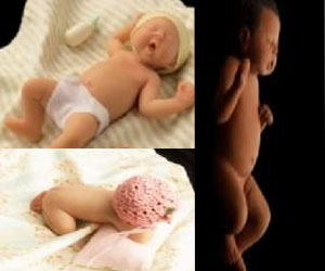   مصر اليوم - فنانة تشكيلية تشبع رغبتها في الإنجاب بنحت الشيكولاتة في شكل أطفال