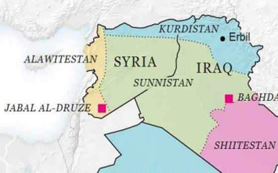   مصر اليوم - تقارير تكشف عن خريطة حديثة تشير إلى تقسيم سورية إلى 3 دول