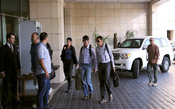   مصر اليوم - مفتشو الأمم المتّحدة ينهون مهمتَهم الثانية في سورية والتقريرُ نهاية أكتوبر