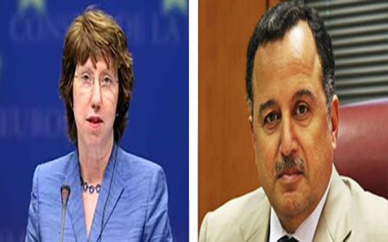   مصر اليوم - فهمي يلتقي آشتون ويبحث معها تطوير العلاقات بين مصر والإتحاد الأوروبي