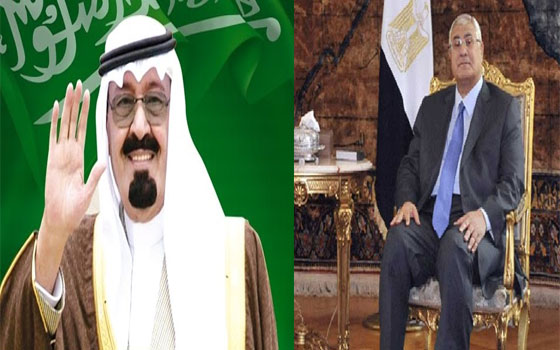   مصر اليوم - منصور يتوجه إلى السعودية في أول زيارة له خارج مصر