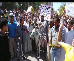   مصر اليوم - مسيرات لأنصار مرسي في شوارع وقرى الفيوم