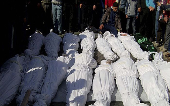   مصر اليوم - مقتل 120 شخصًا في مجزرة جديد لقوات النظام السوري في جنوب دمشق