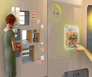   مصر اليوم - جدار يعمل باللمس للمطابخ الذكية يعد الطعام ذاتيًا