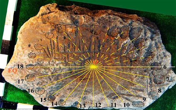   مصر اليوم - اكتشاف صخرة أوكرانية تنتمي للعصر البرونزي ويحتمل أن تكون ساعة شمسية
