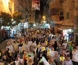   مصر اليوم - مسيرات ليلية لأنصار مرسي في الإسكندرية