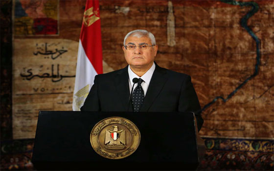   مصر اليوم - منصور يهنئ الشعب المصري بعيد الأضحى ويدعوه لصنع مستقبل واعد