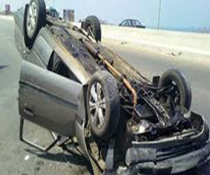   مصر اليوم - وفاة شخص وإصابة آخر في انقلاب سيارة على سوهاج الزراعي