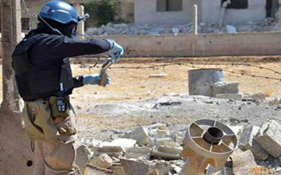   مصر اليوم - مُفتِّشو الكيميائيّ السوريّ أمام مهمّة صعبة تحت ضغط الجدول الزمنيّ