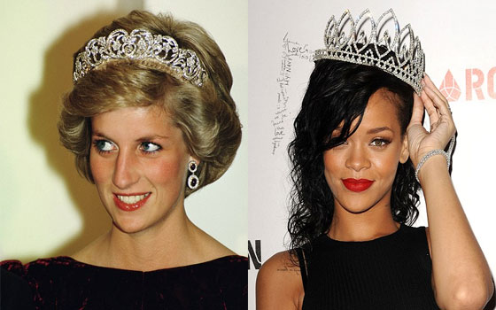 مصر اليوم - المغنّية ريهانا تُشيّد بأزياءِ الأميرة ديانا وتحاول محاكاة ملابسها