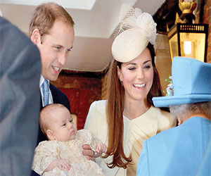   مصر اليوم - عمادة الأمير جورج في حفل بسيط اقتصر على المقربين جدًا