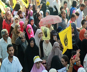   مصر اليوم - مسيرة لأنصار مرسي في سوهاج