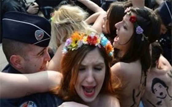   مصر اليوم - ناشطات فيمّن العاريات يفتتحّن فرعًا لهن في تركيا