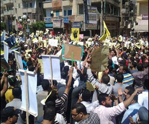   مصر اليوم - مسيرتان لأنصار مرسي تلبية لدعوة تحالف الشرعية في سوهاج