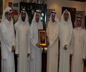   مصر اليوم - طلال الفهد يستقبل وفد الاتحاد الآسيوي