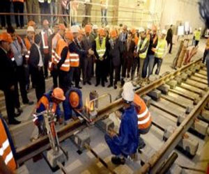   مصر اليوم - مترو الجزائر إطلاق أشغال وضع السكك الحديدية في خط حي البدر