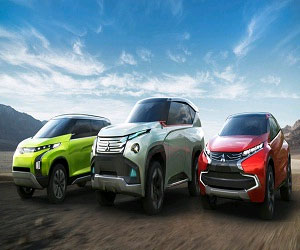 مصر اليوم - ميتسوبيشي تكشف عن 3 سيارات اختبارية هجينة