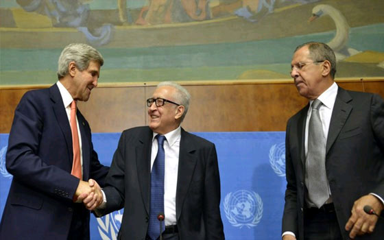   مصر اليوم - جنيف تستضيف اجتماعًا ثلاثيًا مفصليًا على طريق عقد جنيف 2  لحل الأزمة السورية