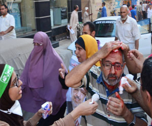   مصر اليوم - إصابة 10 والقبض على 35 من أنّصار مرسي في الإسكندرية