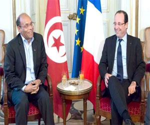   مصر اليوم - المرزقي يبلغ هولاند أنَّ تونس قادرة على تجاوز أزمتها