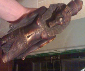   مصر اليوم - ضبط تمثال فرعوني بحوزة صاحب شركة مقاولات في أسيوط