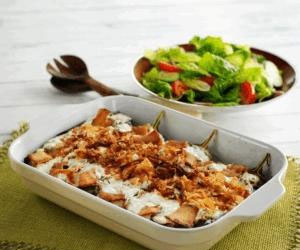   مصر اليوم - فتّة الباذنجان باللحم والكشك