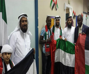   مصر اليوم - فروع دار البر بدبي ورأس الخيمة وعجمان وأم القيوين تشارك في يوم العلم