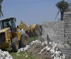   مصر اليوم - إزالة 77 حالة تعد على الأراضي الزراعية في الغربية