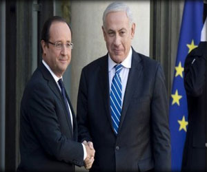   مصر اليوم - قبيل زيارة أولاند إلى إسرائيل نتنياهو يدعو فرنسا إلى عدم التراجع عن موقفها إزاء إيران